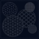 Sashiko Squares Col. 104 - 12